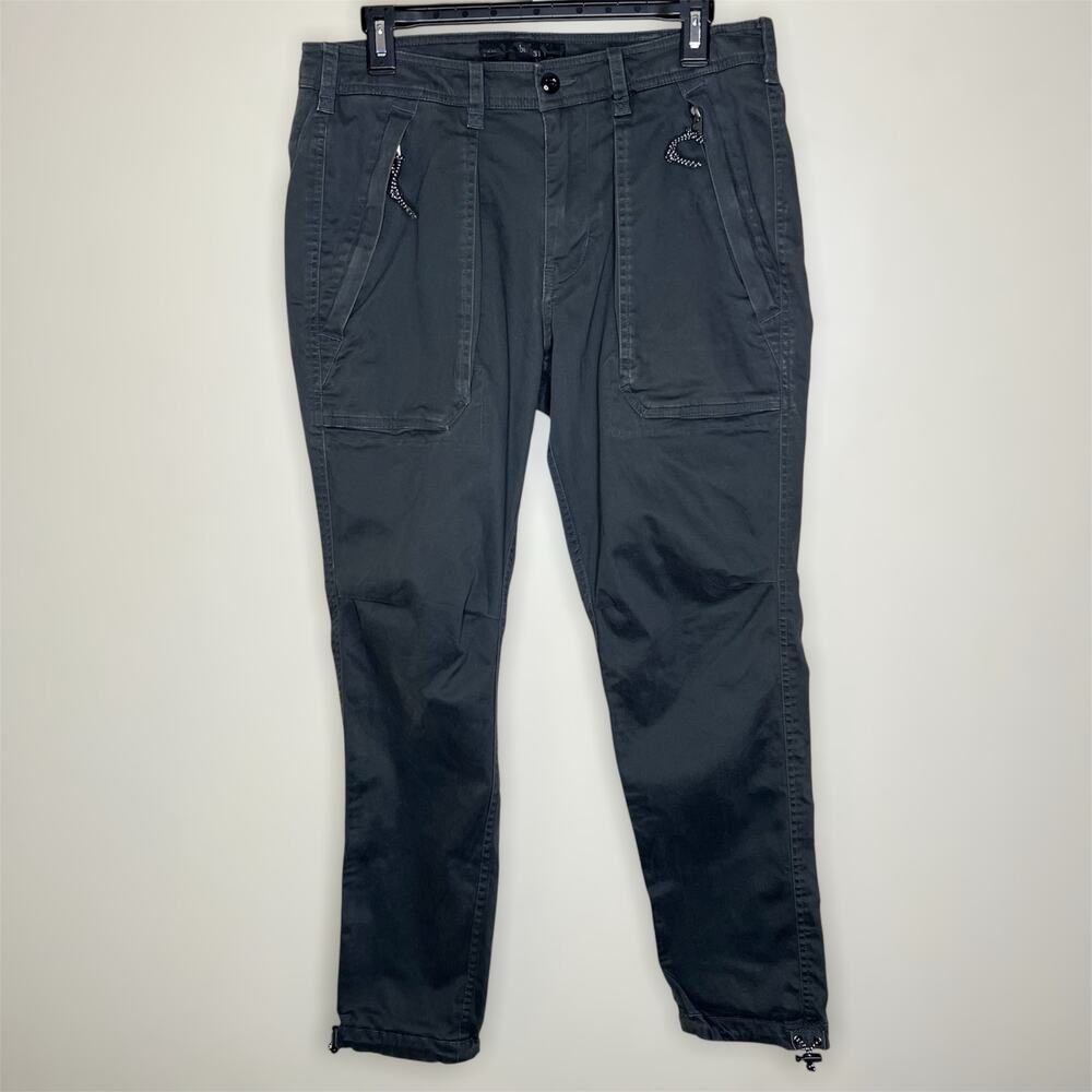 Abercrombie & Fitch Utility Pants 31 Mens Dark Gray Gorpcore Cotton Blend Casual